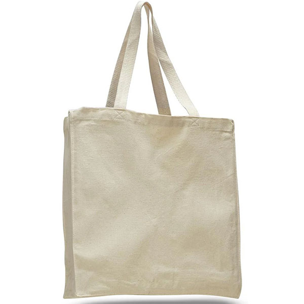 Sacs fourre-tout pour toile Heavy Shopper avec gousset complet