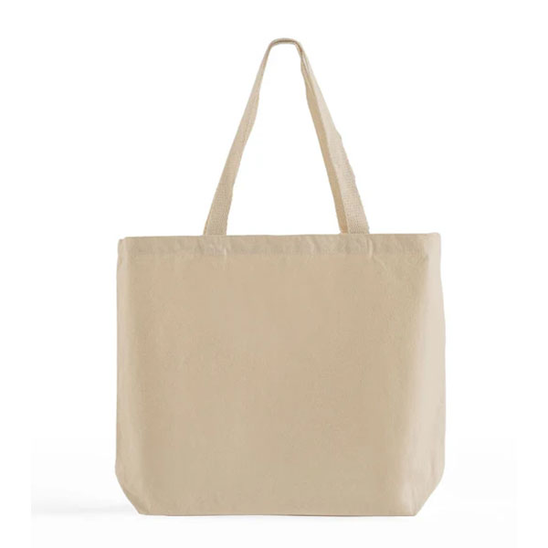 Grands sacs fourre-tout sur toile avec de longues poignées